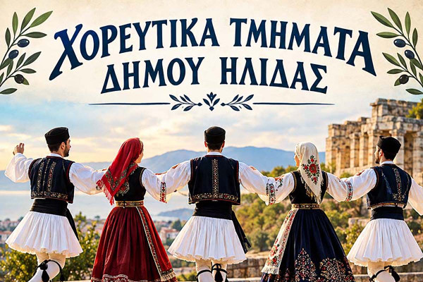 Ξεκινούν οι εγγραφές για τη σεζόν 2026–2027, στα Χορευτικά Τμήματα του Δήμου Ήλιδας