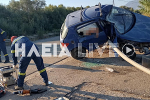 Πύργου - Κυπαρισσίας: Ένας 74χρονος νεκρός σε τροχαίο στο Καλό Νερό
