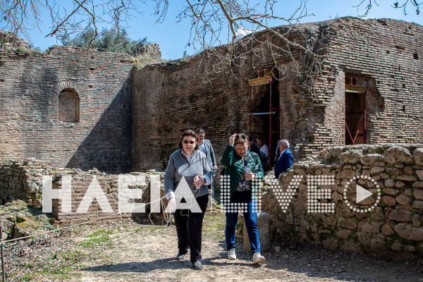 Αρχ. Ολυμπία: Σε τροχιά αποκατάστασης το Οκτάγωνο των Ανατολικών Θερμών (Οικία Νέρωνα)