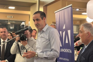 Γρηγόρης Δημητριάδης στην κοπή πίτας της ΔΕΕΠ Ηλείας: «Είμαι στρατιώτης της παράταξης - Δεν σκοπεύω να πολιτευτώ το 2027»