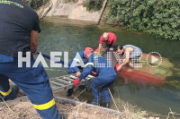Τραγωδία στο Κουρτέσι: Νεκρός άνδρας που το αυτοκίνητό του κατέληξε σε αρδευτικό κανάλι