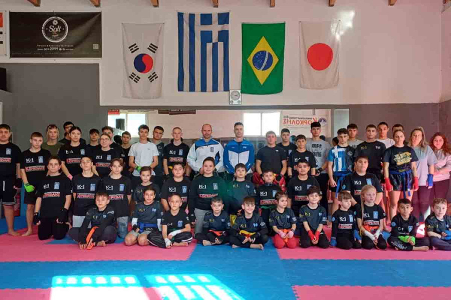 Εξετάσεις έγχρωμων ζωνών Kick Boxing στην PANAGIOTOPOULOS-PAPADOPOULOS TEAM