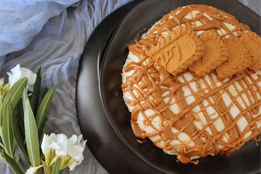 Πρωτεϊνικό παγωτό biscoff με 4 υλικά
