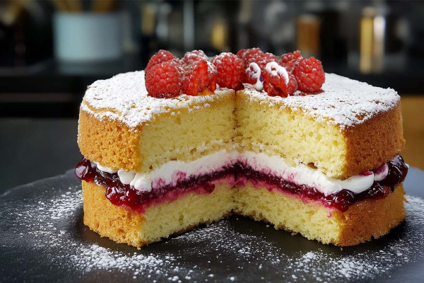 Victoria Cake! Το απόλυτο κέικ με αφράτο παντεσπάνι