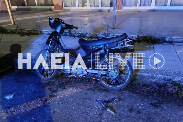 Πύργος: Ένας τραυματίας σε τροχαίο στην οδό Καταραχίου