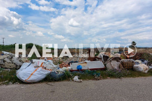 Πύργος: «Αγκάθι» η παράνομη εναπόθεση ογκωδών απορριμμάτων και κλαδεμάτων
