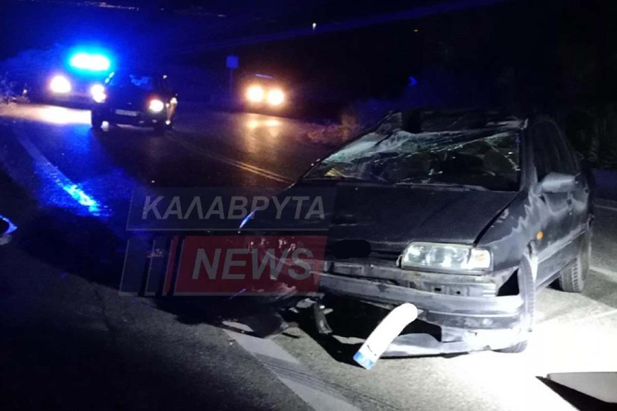 Αχαΐα: Σοβαρό Τροχαίο με τραυματισμό στην Πούντας - Καλαβρύτων