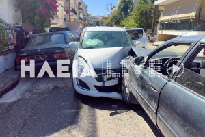 Πύργος: Μετωπική σύγκρουση με έναν τραυματία στην οδό Αναπαύσεως