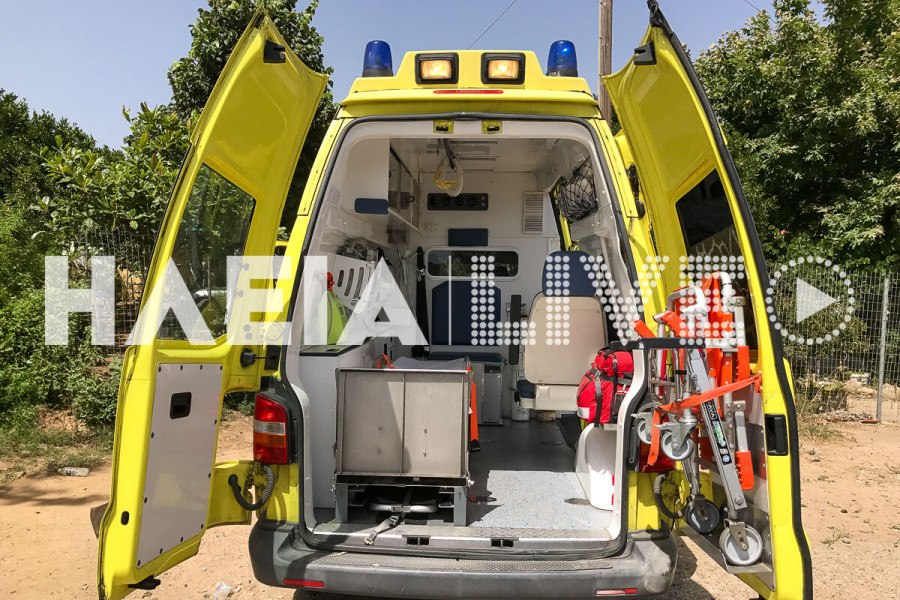 Ανδρίτσαινα: Δυο τραυματίες σε εκτροπή οχήματος