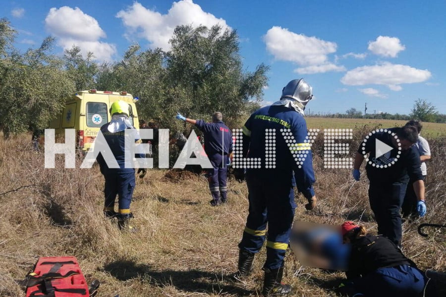 Λεχαινά: Σοβαρό ατύχημα με τρακτέρ στα Κοτέικα - Τραυματίστηκε αγρότης στο πρόσωπο
