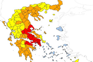 Παραμένει πολύ υψηλός κίνδυνος πυρκαγιάς και την Τετάρτη στην Περιφέρεια Δυτικής Ελλάδας