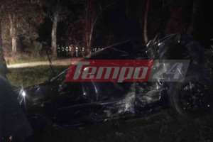Πάτρα: ΙΧ “καρφώθηκε” σε δέντρα – Στο νοσοκομείο ο οδηγός
