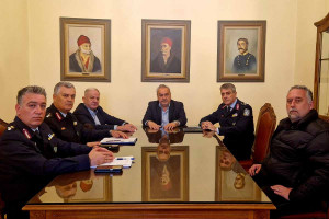 Στον Δήμο Πηνειού ο σύμβουλος του Υπουργού Προστασίας του Πολίτη Αντιστράτηγος ε.α. Γ. Γαλιάτσος