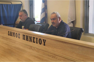 Συνεδρίασε το Τοπικό Επιχειρησιακό Συντονιστικό Όργανο Πολιτικής Προστασίας Δήμου Πηνειού
