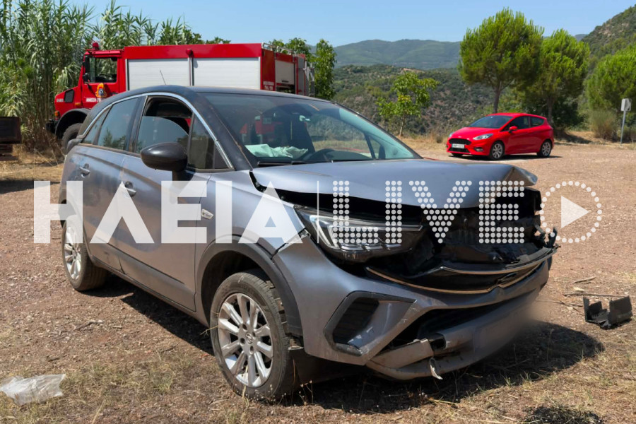 Αρήνη Ζαχάρως: Δυο τραυματίες σε εκτροπή αυτοκινήτου στην είσοδο του χωριού