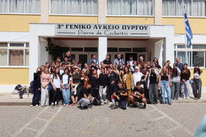 3ο ΓΕΛ Πύργου: Μαθητές του Λυκείου επισκέφθηκαν την Κρέστενα στο πλαίσιο συνεργασίας με το γερμανικό σχολείο Freie Waldorfschule Magdeburg