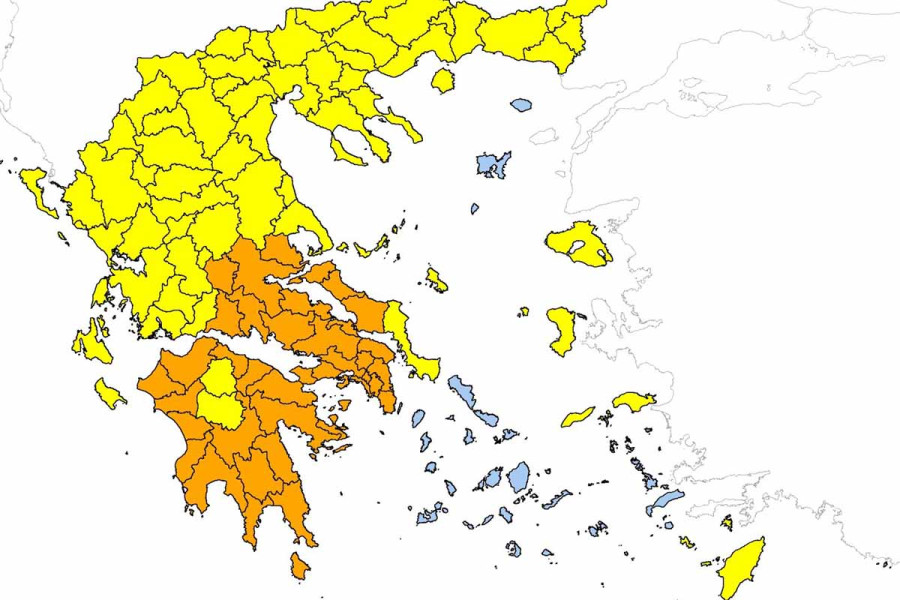 Παραμένει πολύ υψηλός ο κίνδυνος πυρκαγιάς σήμερα Δευτέρα στην Περιφέρεια Δυτικής Ελλάδας