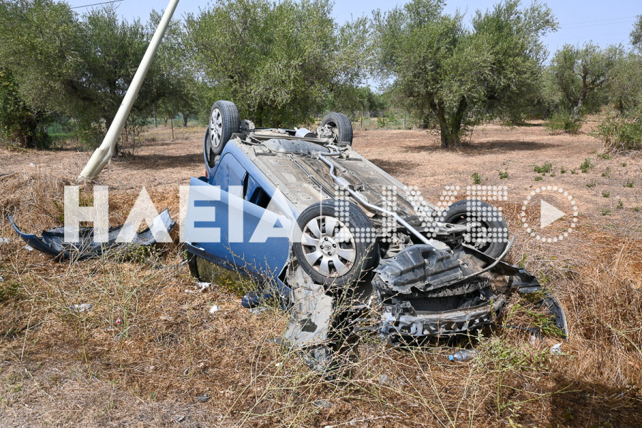 Αμαλιάδα: Μια τραυματίας σε τροχαίο κοντά στην Αγ. Άννα