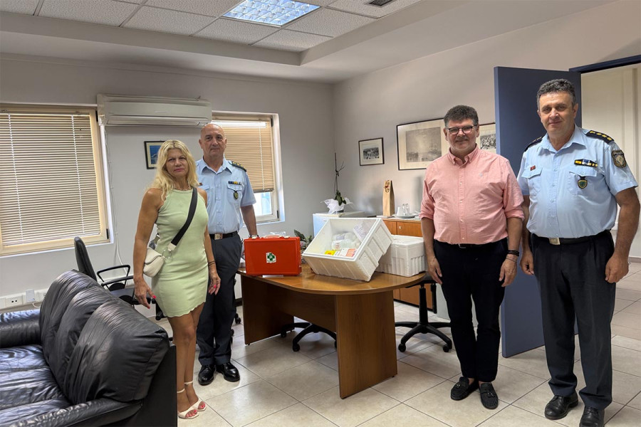 Έμπρακτη στήριξη της Διεύθυνσης Αστυνομίας Ηλείας με διάθεση υγειονομικού υλικού από το Γενικό Νοσοκομείο Ηλείας