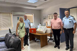 Έμπρακτη στήριξη της Διεύθυνσης Αστυνομίας Ηλείας με διάθεση υγειονομικού υλικού από το Γενικό Νοσοκομείο Ηλείας