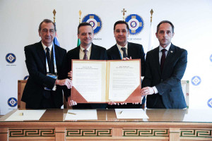 Ο Αρ. Παναγιωτόπουλος στην Υπογραφή της Διακήρυξης της Ολυμπιακής Εκεχειρίας και την Τελετή Παράδοσης της Ολυμπιακής Φλόγας
