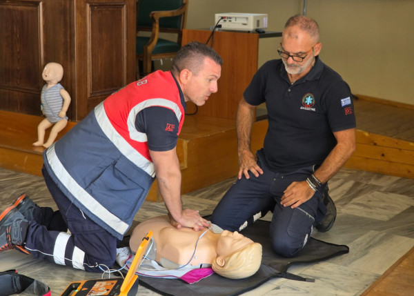Μήνυμα ζωής από την Αρχαία Ολυμπία: «Όλοι οι πολίτες μπορούν να σώσουν μια ζωή»