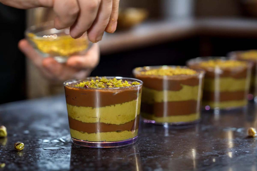 Νηστίσιμη Πάστα, Dubai Chocolate στο ποτήρι