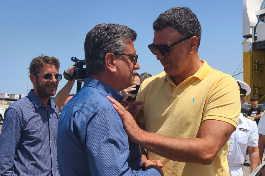 Στο λιμάνι της Κυλλήνης ο Βασίλης Κικίλιας