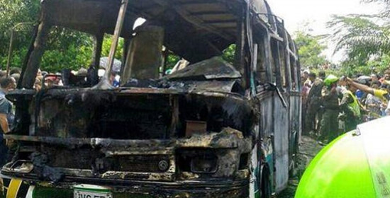 Τραγωδία στην Κολομβία: 32 παιδιά κάηκαν ζωντανά σε λεωφορείο
