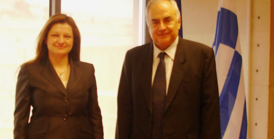 Συνάντηση Αυγερινοπούλου με τον Υφυπουργό Ανάπτυξης κ. Κυριάκο Βιρβιδάκη για το νέο ΕΣΠΑ και τη διαχείριση απορριμμάτων