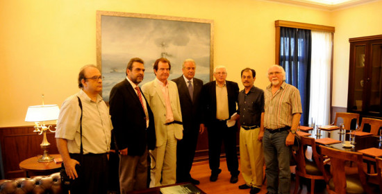 Συνάντηση μελών κυπριακών οργανώσεων με τον Δημήτρη Αβραμόπουλο - Συμμετείχε ο πρόεδρος του ΔΣ Αρχ. Ολυμπίας