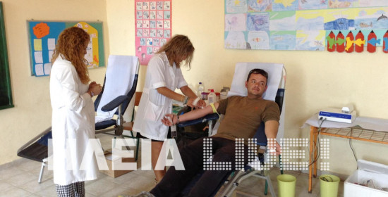 Λάλα Ηλείας: Πρώτη και επιτυχημένη εθελοντική αιμοδοσία στο δημοτικό σχολείο