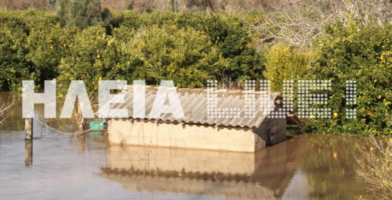Ηλεία: Ο ποταμός Αλφειός "βρυχάται" - Συναγερμός στα αναχώματα (video HD)