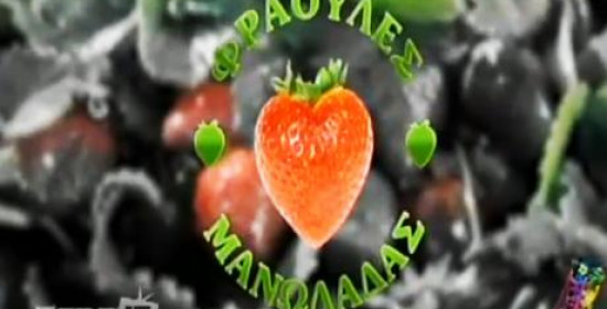Το αφιέρωμα του Αντώνη Κανάκη στις φράουλες της Μανωλάδας