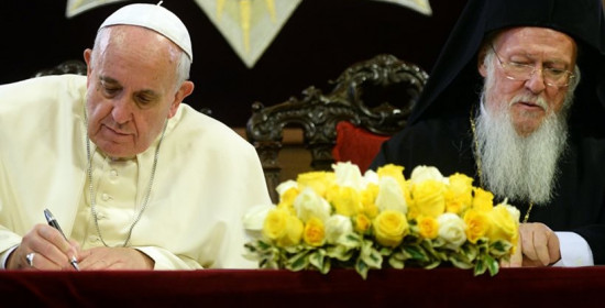 Βαρθολομαίος - Πάπας αρνούνται "μια Μέση Ανατολή χωρίς χριστιανούς"
