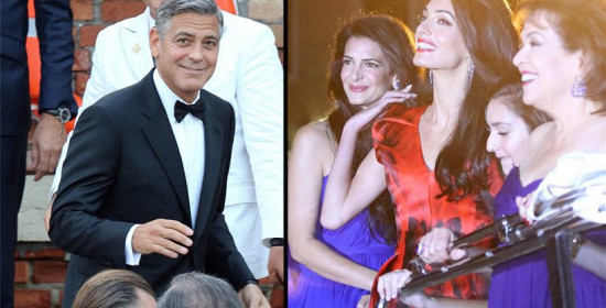 George Clooney-Amal Alamuddin: Όλες οι λεπτομέρειες από τον παραμυθένιο γάμο τους