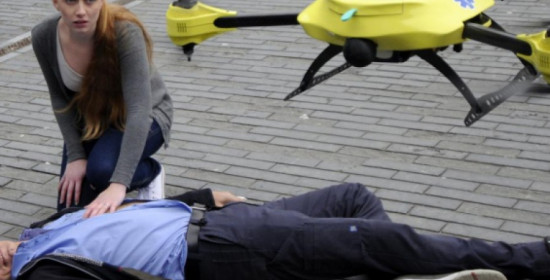 Ιπτάμενο drone ασθενοφόρο σώζει ζωές