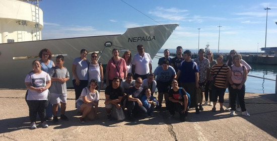 Κατάκολο: Μαθητές του ΕΕΕΕΚ Πύργου ξεναγήθηκαν στο πλωτό Μουσείο του καπετάν Γιάννη Λάτση