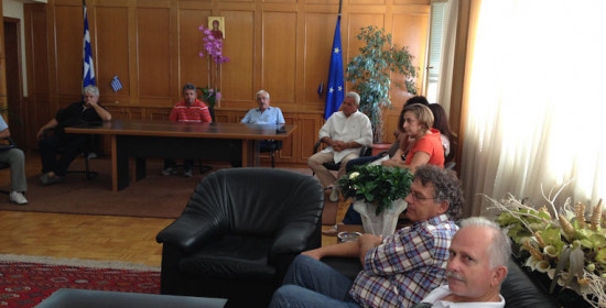 Συνάντηση Γεωργιόπουλου με το σύλλογο Ελαιοτριβαίων Πύργου και Ζαχάρως