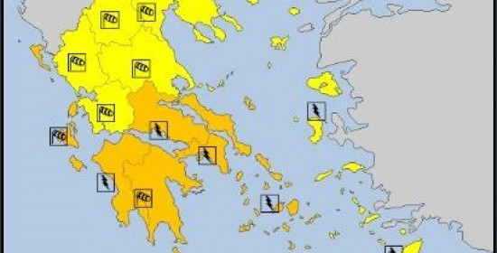Δυτ. Ελλάδα: Σε εξέλιξη τα επικίνδυνα καιρικά φαινόμενα