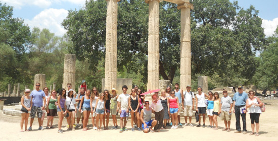 Επίσκεψη ομογενών φοιτητών στην Αρχαία Ολυμπία