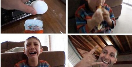 Άκαρδος πατέρας: Αντικατέστησε το Kinder με κανονικό αυγό! (video)