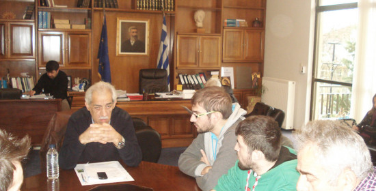 Αμαλιάδα: Με σπουδαστές του ΤΕΙ συναντήθηκε ο δήμαρχος Γ. Λυμπέρης