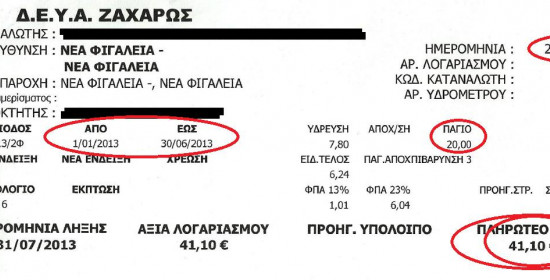 Ν. Φιγαλεία: Πληρώνουν ακριβότερο το νερό ακόμα και απο την Αθήνα!