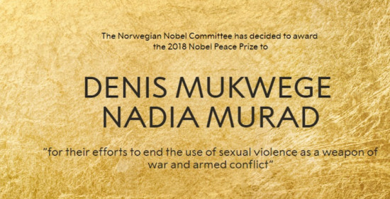Νόμπελ Ειρήνης κατά της σεξουαλικής κακοποίησης