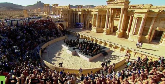 Συναυλία στο αμφιθέατρο της Αρχαίας Παλμύρας για την απελευθέρωση από ISIS