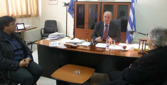 Συνάντηση Δημήτριου Αρβανίτη με αντιπροσωπεία του Σώματος των Προσκόπων