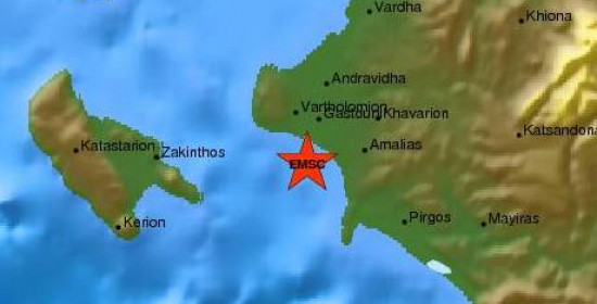 Ηλεία: Νέα σεισμική δόνηση 4,1 στην Κουρούτα