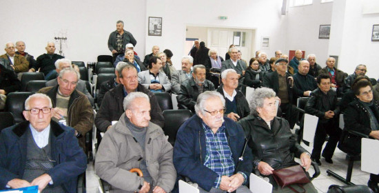 Παμπελοποννησιακή σύσκεψη Συνταξιούχων χθες στον Πύργο Κινητοποιούνται ενάντια στα μέτρα