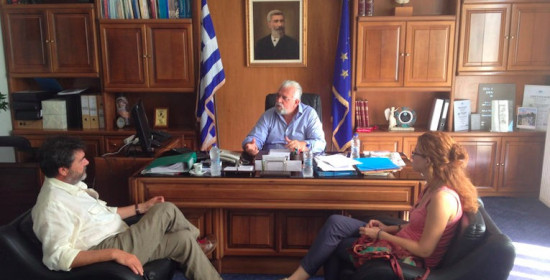 Αμαλιάδα: Συνάντηση Χριστοδουλόπουλου - Σμέρου στο δημαρχείο